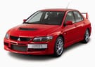 Коврики на Mitsubishi Lancer Evolution IX 2005 - 2007 в Екатеринбурге