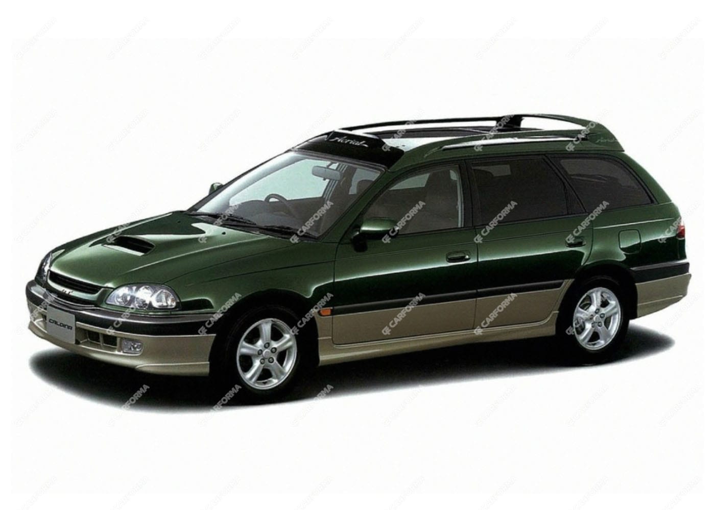 Ворсовые коврики на Toyota Caldina (T21) 1997 - 2002 в Екатеринбурге