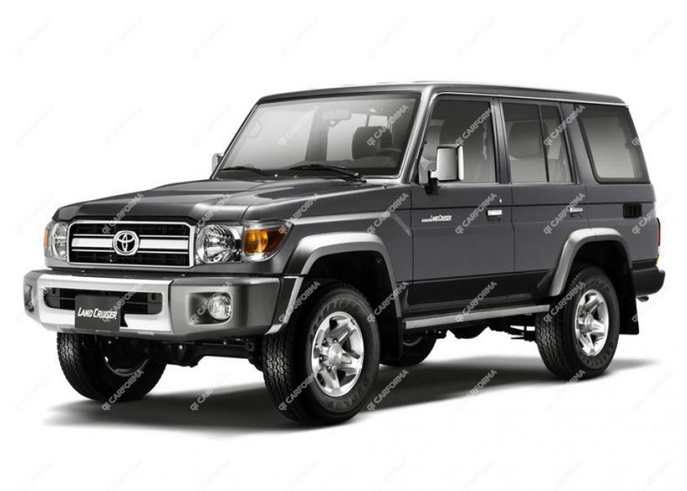 Ворсовые коврики на Toyota Land Cruiser 70 2006 - 2025