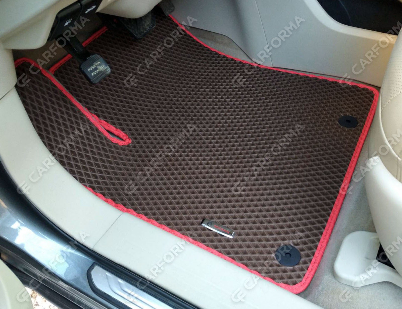 Ворсовые коврики на Nissan Murano (Z52) 2014&nbsp;-&nbsp;2022 в Екатеринбурге