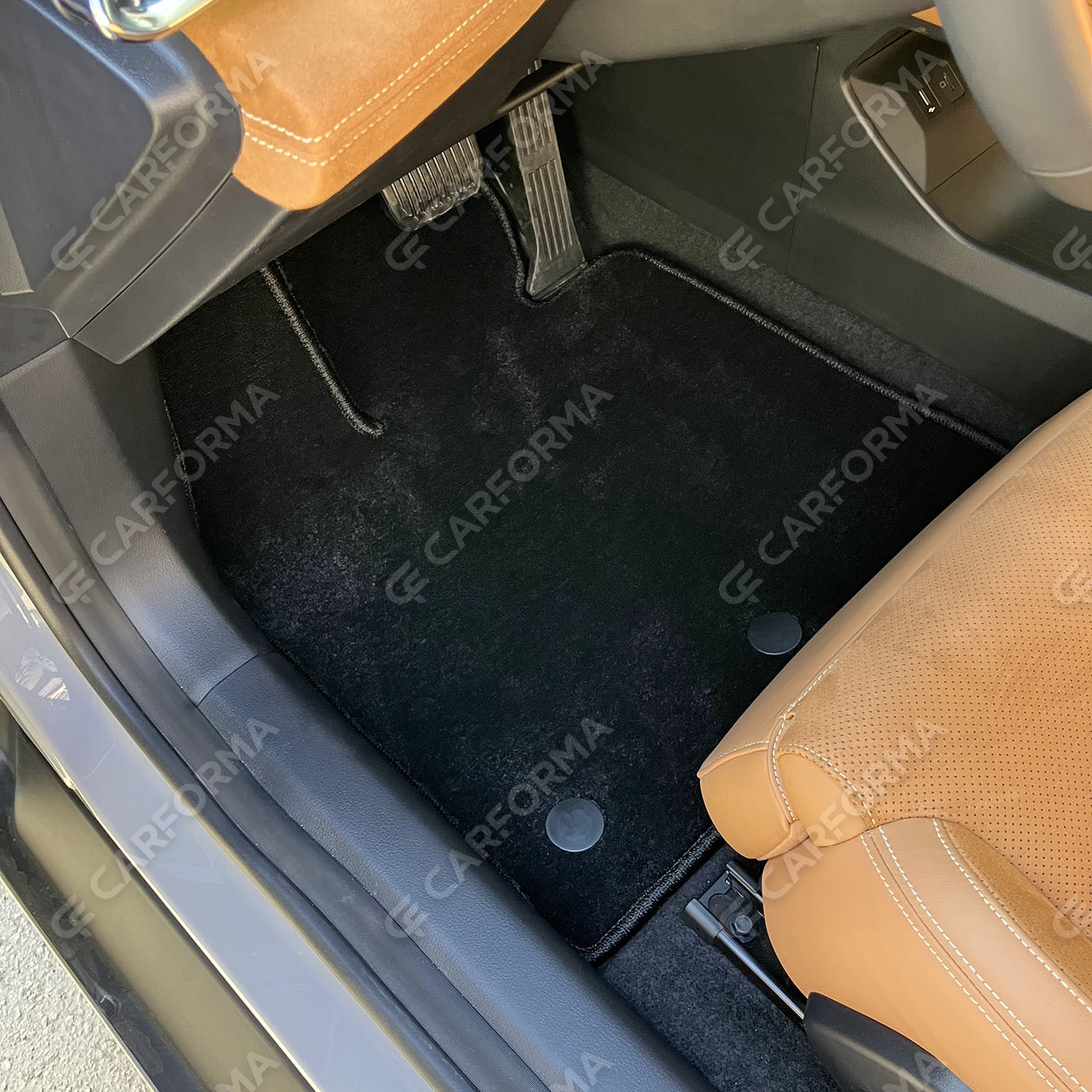 Ворсовые коврики на Mazda EZ-6 2024&nbsp;-&nbsp;2026 в Екатеринбурге