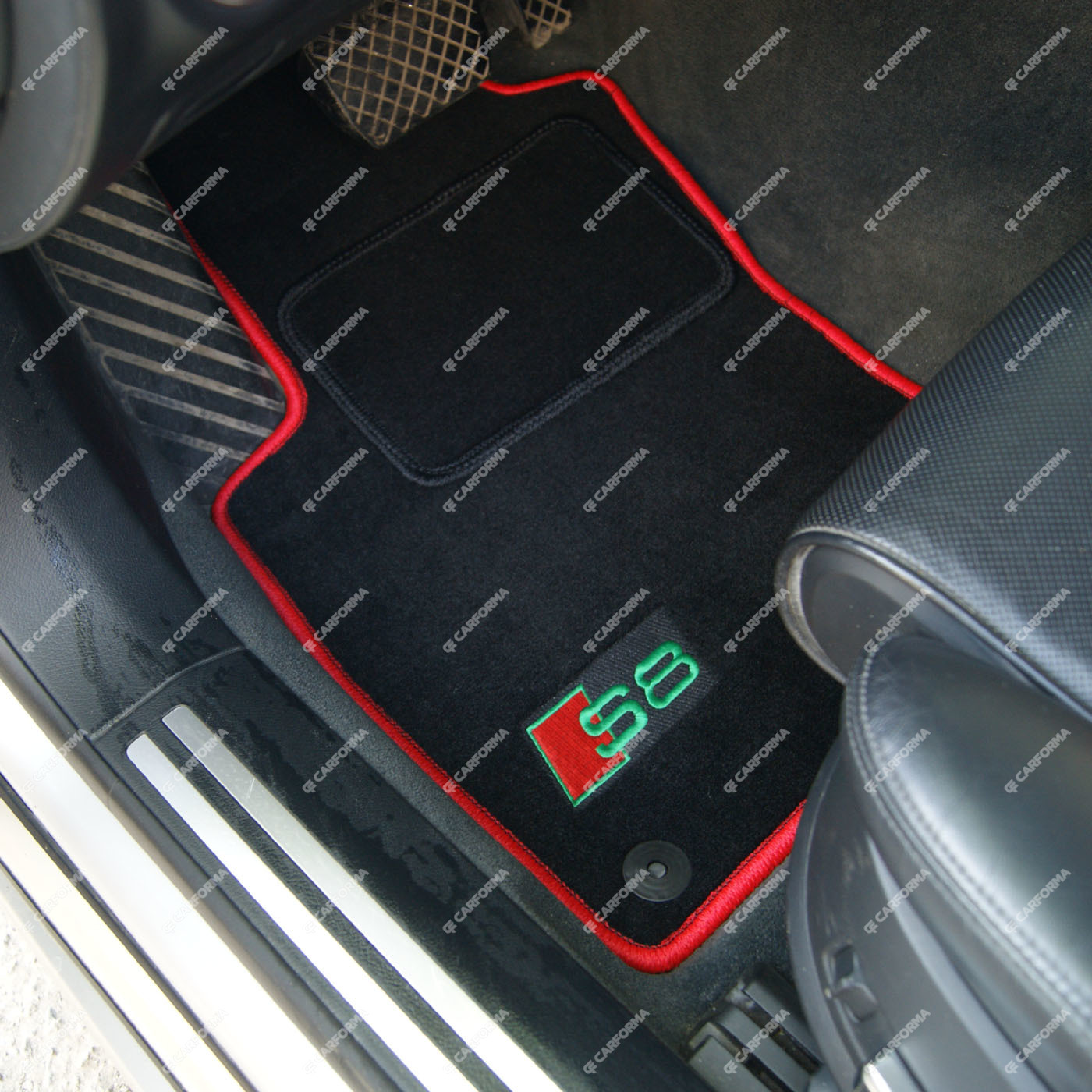 Ворсовые коврики на Audi S8 (D3) 2006 - 2011 в Екатеринбурге