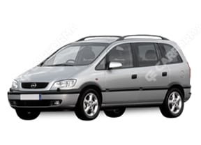 Ворсовые коврики на Opel Zafira A 1999 - 2006 в Екатеринбурге