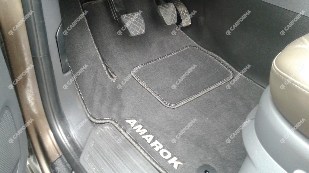 Ворсовые коврики на Volkswagen Amarok 2011 - 2025 в Екатеринбурге