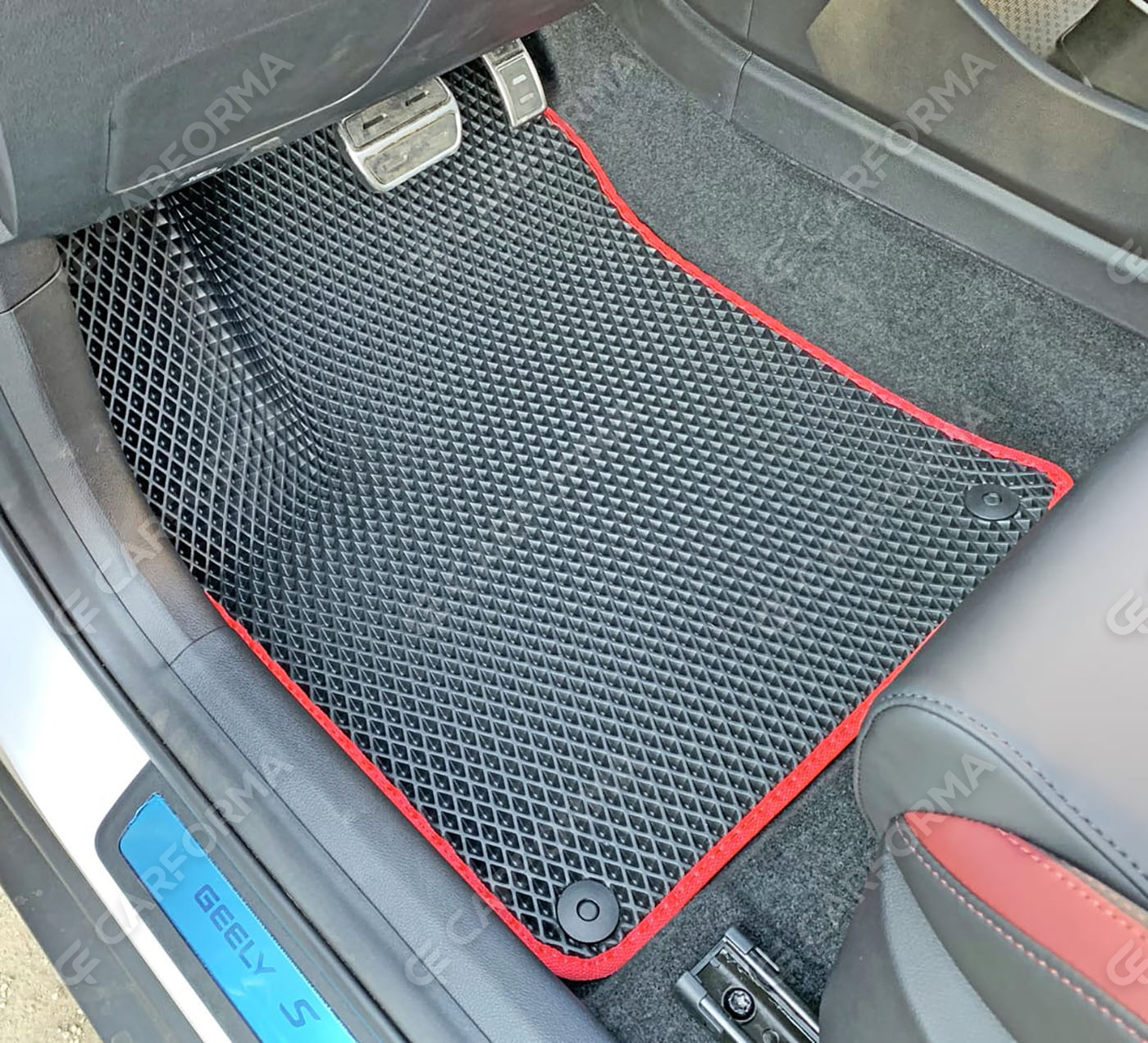Ворсовые коврики на Geely Coolray 2018&nbsp;-&nbsp;2024 в Екатеринбурге