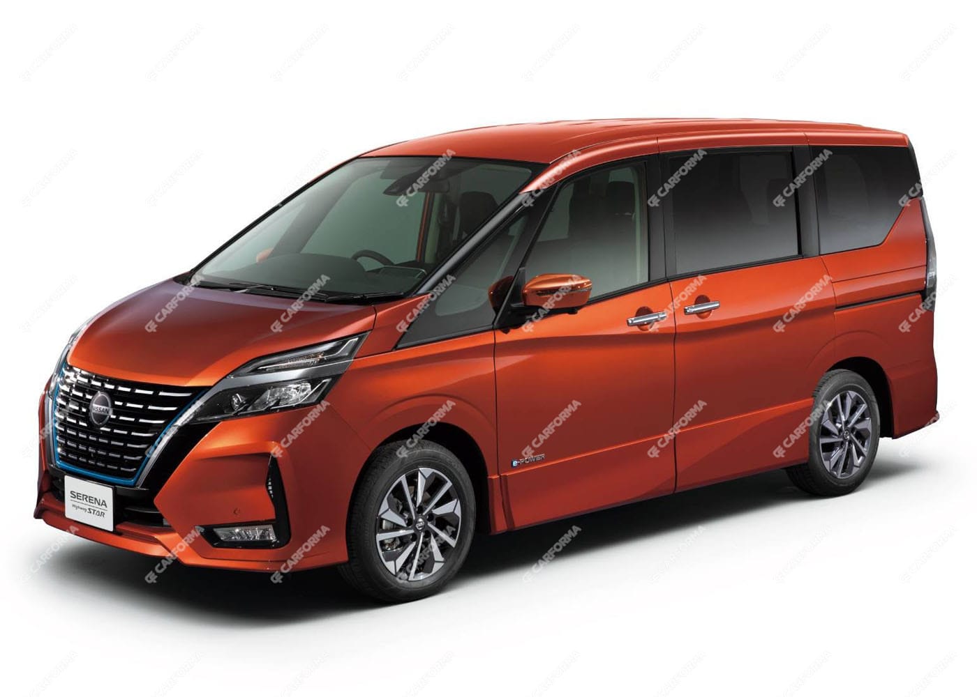 Ворсовые коврики на Nissan Serena (C27) E-Power 2016 - 2022