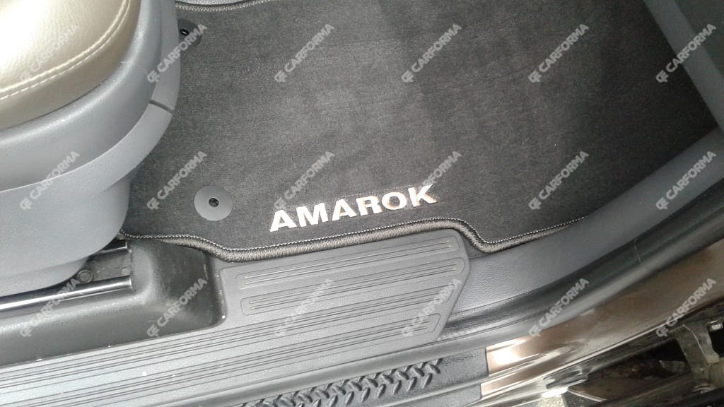Ворсовые коврики на Volkswagen Amarok 2011 - 2025 в Екатеринбурге