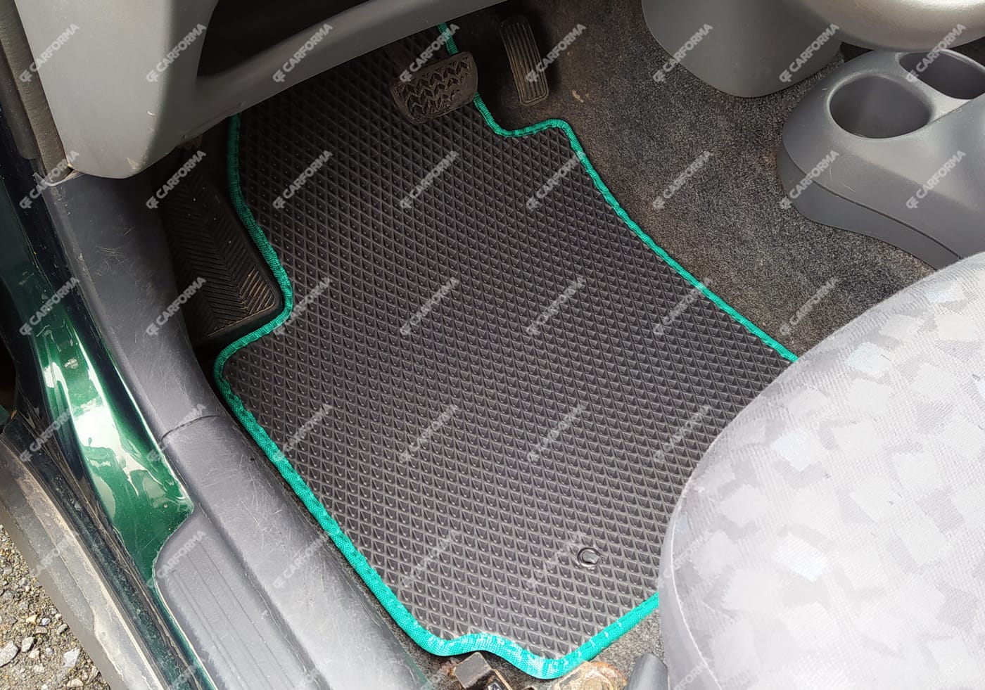 Ворсовые коврики на Toyota Echo 1999 - 2006 в Екатеринбурге