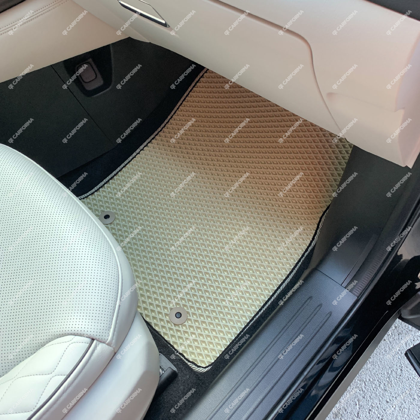 Ворсовые коврики на Mazda CX9 II 2015 - 2025 в Екатеринбурге