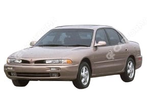 Ворсовые коврики на Mitsubishi Galant VII 1992 - 1996 в Екатеринбурге