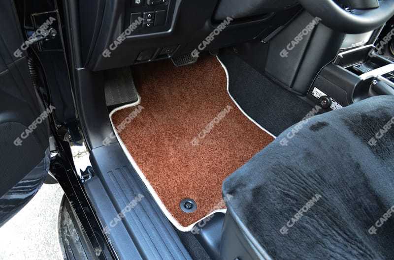 Ворсовые коврики на Toyota Land Cruiser Prado 150 2009 - 2023 в Екатеринбурге