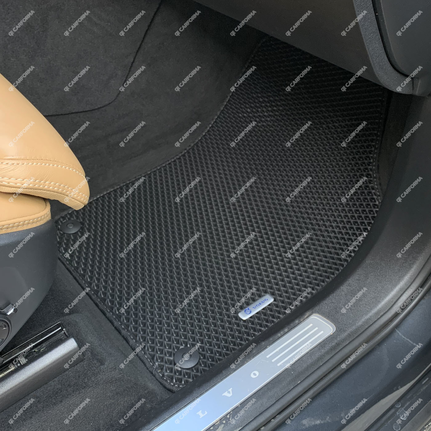 Ворсовые коврики на Volvo XC90 II 2014 - 2025 в Екатеринбурге