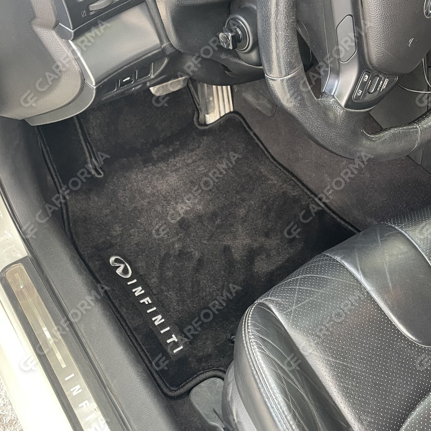 Ворсовые коврики на Infiniti G IV Седан 2006&nbsp;-&nbsp;2014 в Екатеринбурге