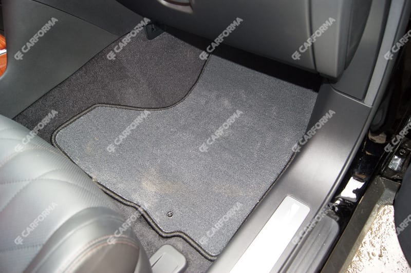 Ворсовые коврики на Infiniti QX70 2013 - 2019 в Екатеринбурге
