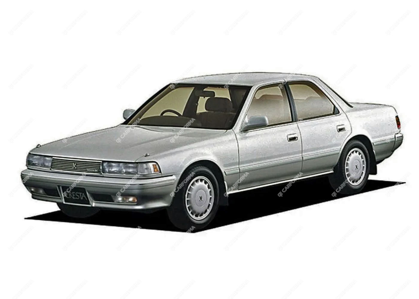 Ворсовые коврики на Toyota Cresta (X80) 1988 - 1992