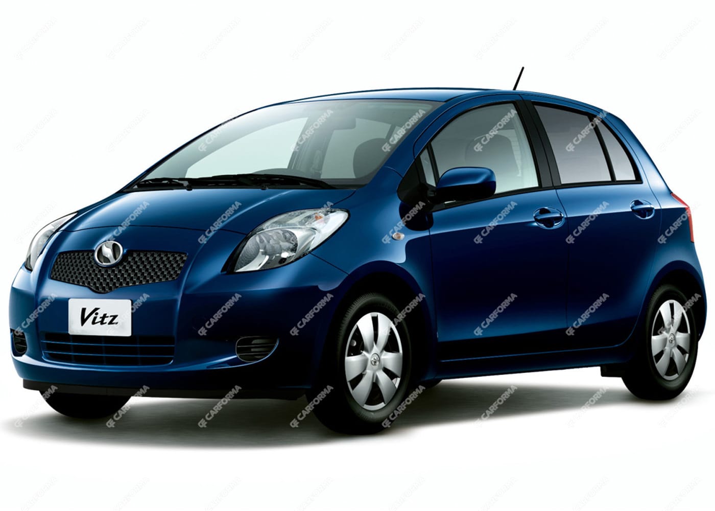 Ворсовые коврики на Toyota Vitz II 2005 - 2010