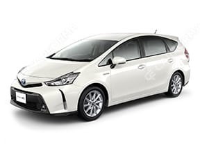 Коврики на Toyota Prius Alpha 2011 - 2021