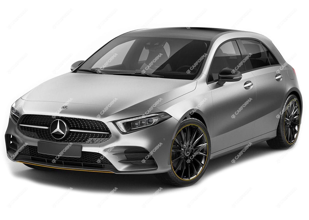 Ворсовые коврики на Mercedes A (W177) 2018 - 2025