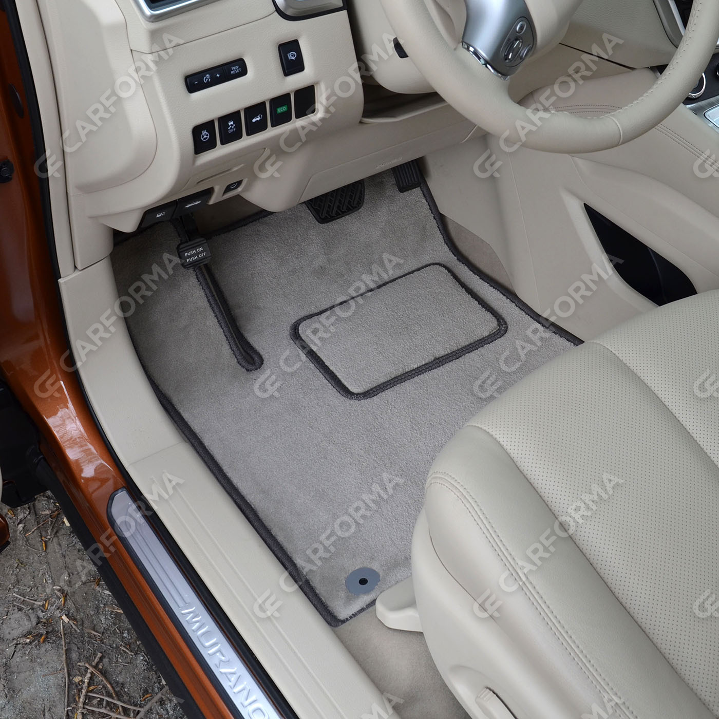 Ворсовые коврики на Nissan Murano (Z52) 2014&nbsp;-&nbsp;2022 в Екатеринбурге