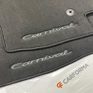 Коврики на KIA Carnival III 7 мест 2014 - 2021 в Екатеринбурге Коврики на KIA Carnival III 7 мест 2014 - 2021 в Екатеринбурге