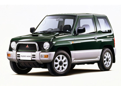Ворсовые коврики на Mitsubishi Pajero Mini I 1994 - 1998 в Екатеринбурге