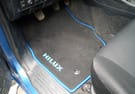 Ворсовые коврики на Toyota Hilux VII 2008 - 2015 в Екатеринбурге
