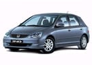 Ворсовые коврики на Honda Civic VII 5d 2000 - 2005 в Екатеринбурге