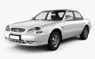 Ворсовые коврики на KIA Clarus 1996 - 2003 в Екатеринбурге