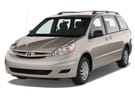 Ворсовые коврики на Toyota Sienna II 2003 - 2010 в Екатеринбурге