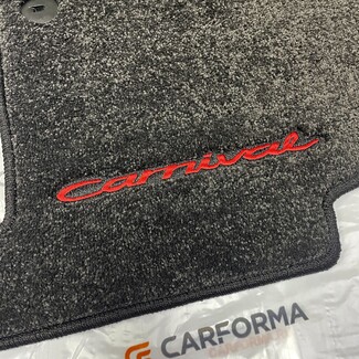 Коврики на KIA Carnival III 7 мест 2014 - 2021 в Екатеринбурге Коврики на KIA Carnival III 7 мест 2014 - 2021 в Екатеринбурге