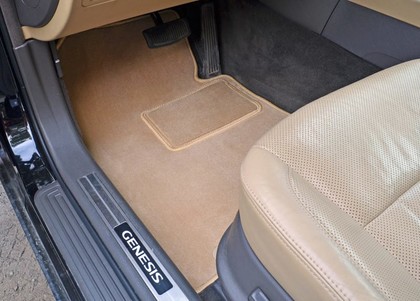 Ворсовые коврики на Hyundai Genesis I 2008 - 2014 в Екатеринбурге