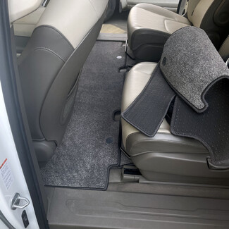 Коврики на KIA Carnival IV 9 мест 2020 - 2025 в Екатеринбурге Коврики на KIA Carnival IV 9 мест 2020 - 2025 в Екатеринбурге