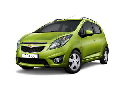 Ворсовые коврики на Chevrolet Spark III 2009 - 2023 в Екатеринбурге
