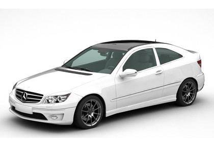 Ворсовые коврики на Mercedes CLC (CL203) 2008 - 2011 в Екатеринбурге