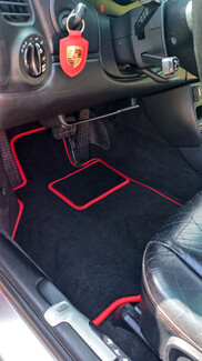 Ворсовые коврики на Porsche 911 (996) 1997 - 2005 в Екатеринбурге Ворсовые коврики на Porsche 911 (996) 1997 - 2005 в Екатеринбурге