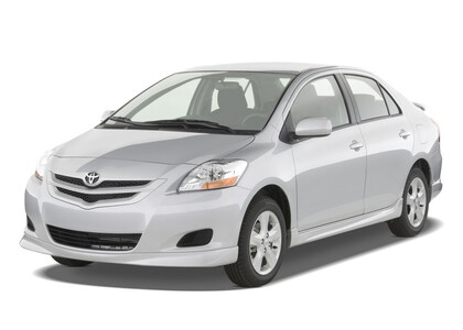 Ворсовые коврики на Toyota Belta 2005 - 2012 в Екатеринбурге