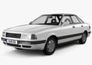 Ворсовые коврики на Audi 80 (B4) 1991 - 1995 в Екатеринбурге