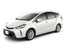 Ворсовые коврики на Toyota Prius Alpha 2011 - 2021 в Екатеринбурге