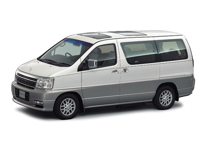 Ворсовые коврики на Nissan Elgrand (E50) 1997 - 2002 в Екатеринбурге